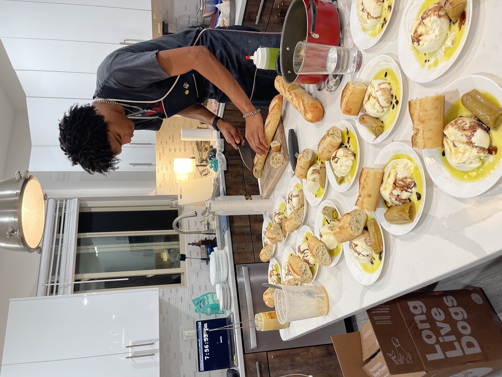Private dinner plating